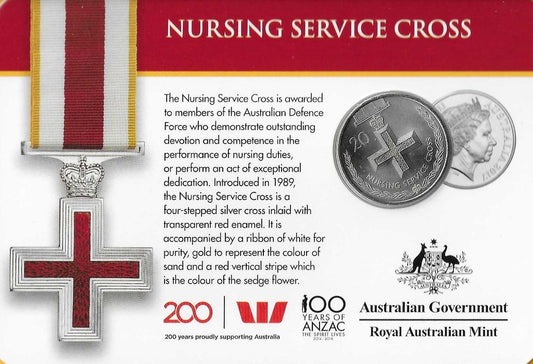Australia - 20 Centimos 2017 (Km# ..) Nursing Service Cross