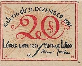 Alemanha - 20 Pfennig 1921 (# SS831)