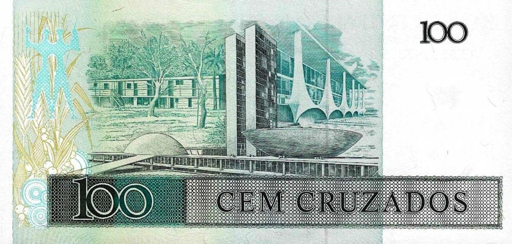 Brasil - 100 Cruzados 1987 (# 211c)
