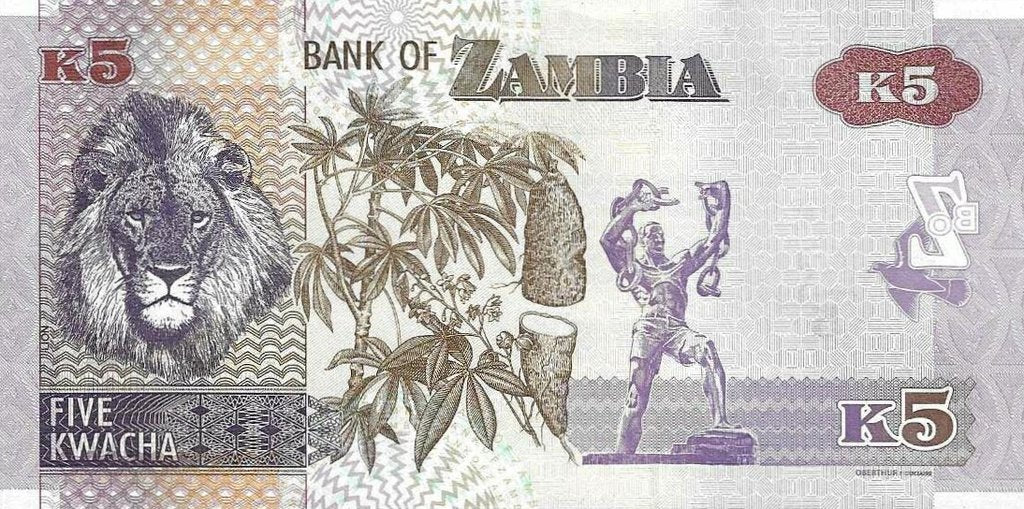Zambia - 5 Kwacha 2021 (# 57d)