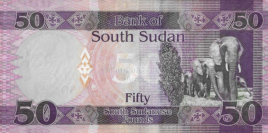 Sudão Sul - 50 Libras 2015 (# 14a)