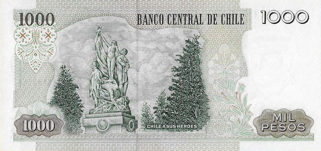 Chile - 1000 Pesos 2005 (# 154f)