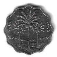Iraque - 5 Fils 1975 (Km# 125a)