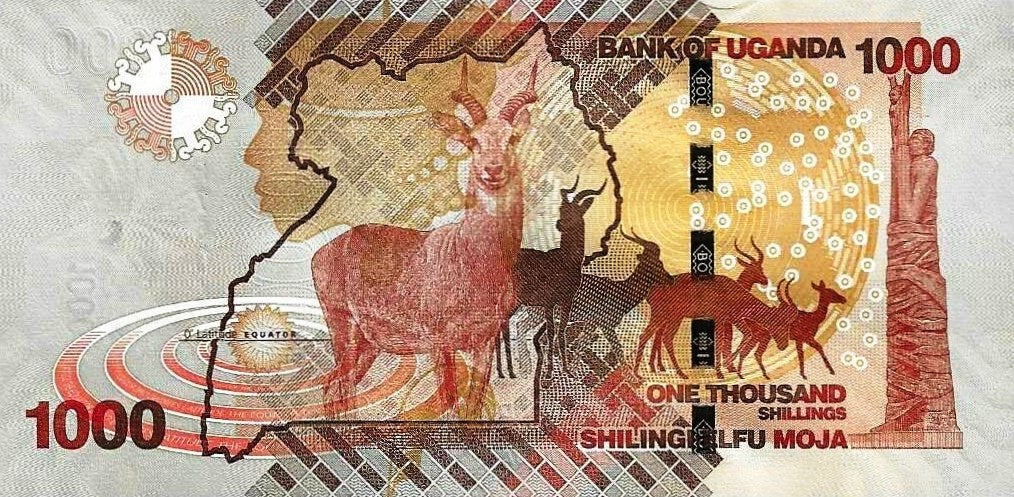 Uganda - 1000 Shillings 2021 (# 49f)