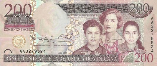 Rep. Dominicana - 200 Pesos 2007 (# 178a)
