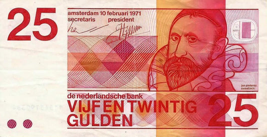 Holanda - 25 Gulden 1971 (# 92b)