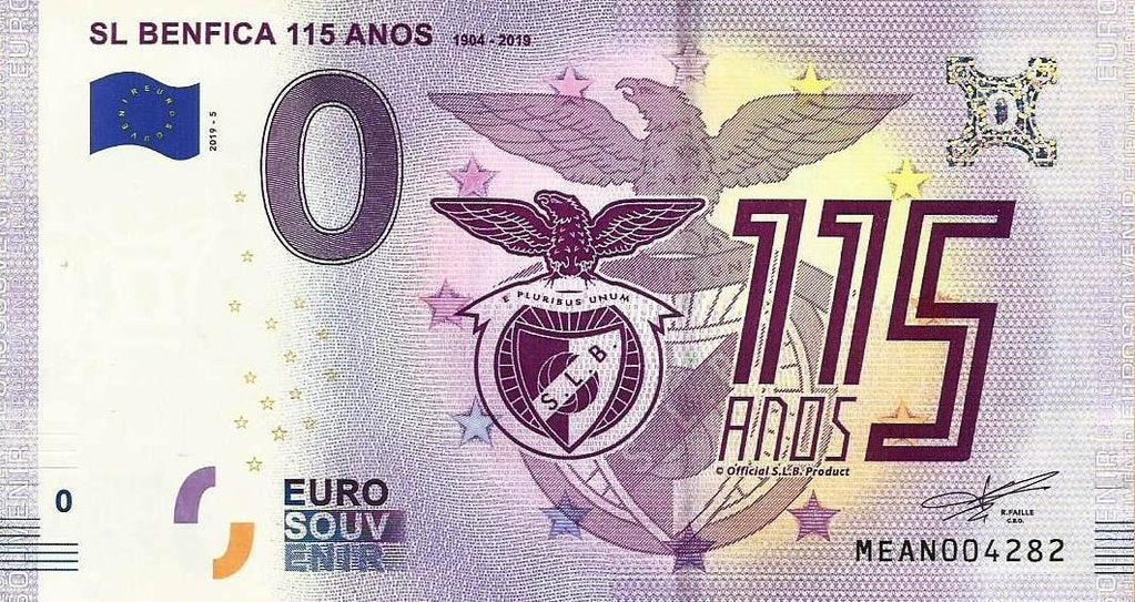 Portugal - 0 Euro 2019 (# Nl) 115 Anos