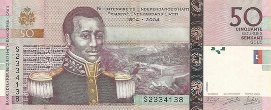 Haiti - 50 Gourdes 2014 (# 274)