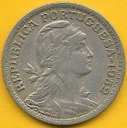 Portugal - 50 Centavos 1952 (Km# 577)