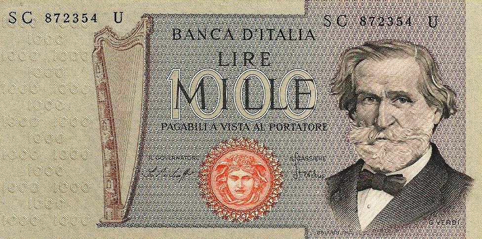 Italia - 1000 Liras 1981 (# 101h)