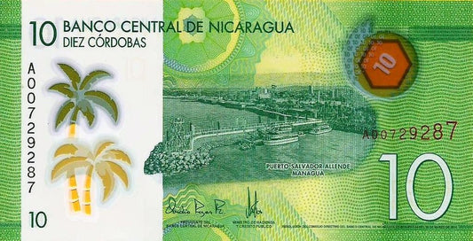 Nicaragua - 10 Cordobas 2015 (# 209)