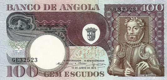 Angola - 100$00 1973 (# 105) CAPICUA
