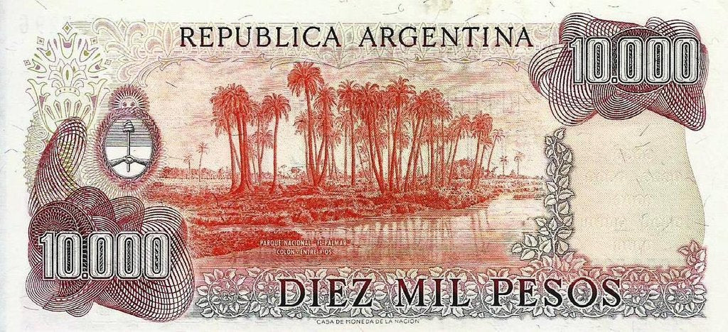 Argentina - 10000 Pesos 1976 (# 306b)