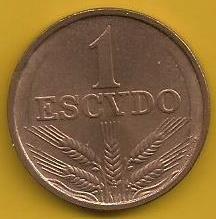 Portugal - 1$00 1977 (Km# 597)