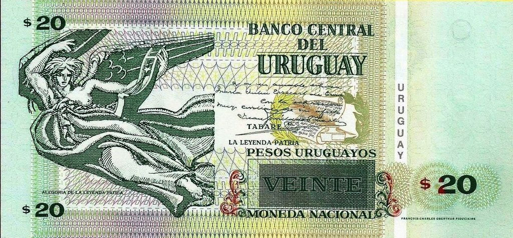 Uruguai - 20 Pesos 2008 (# 86a)