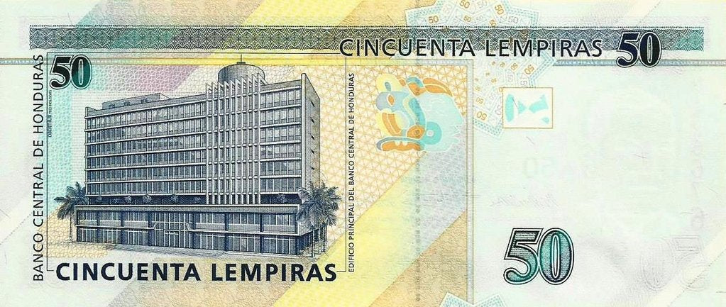 Honduras - 50 Lempiras 2010 (# 94c)