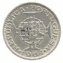 Timor - 10$00 1964 (Km# 16)