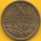 Portugal - X Centavos 1969 (Km# 583)