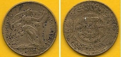Portugal - 50 Centavos 1926 (Km# 575)