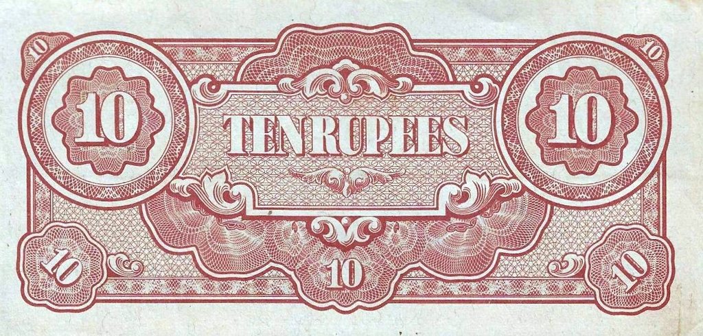 Burma - 10 Rupias 1942/44 (# 16a)