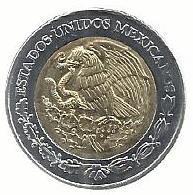 Mexico - 2 Pesos 2002 (Km# 604)