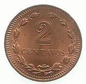 Argentina - 2 Centavos 1949 (Km# 38a)