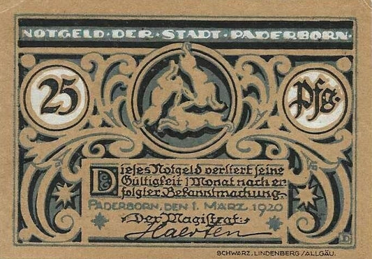 Alemanha - 25 Pfennig 1920 (# VAP001)