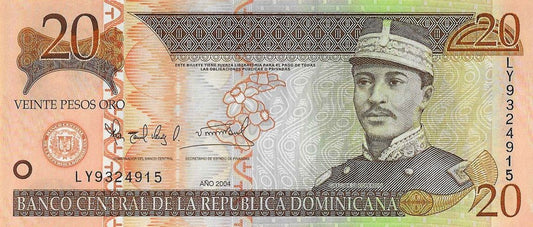 Rep. Dominicana - 20 Pesos 2004 (# 169d)