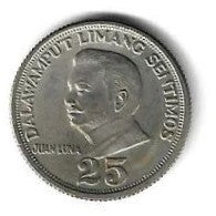 Filipinas - 25 Sentimos 1972 (Km# 199)