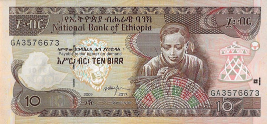 Etiopia - 10 Birr 2017 (# 48g)