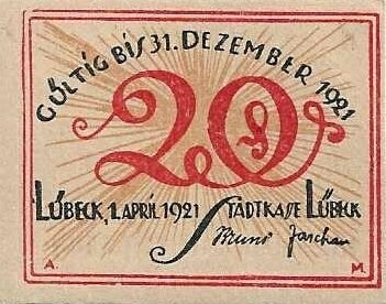Alemanha - 20 Pfennig 1921 (# SS831)