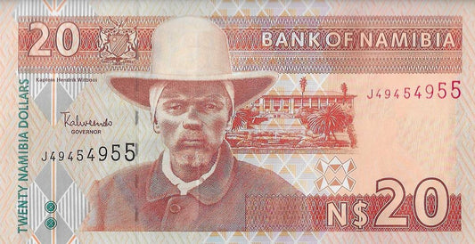 Namibia - 20 Dolares 2002 (# 6b)