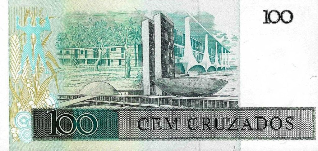 Brasil - 100 Cruzados 1987 (# 211b)