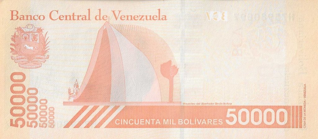 Venezuela - 50000 Bolivares 2019 (# 111b)