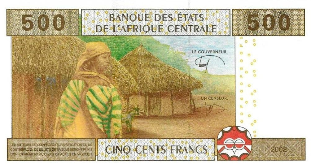Congo - 500 Francos 2002 (# 106Td)