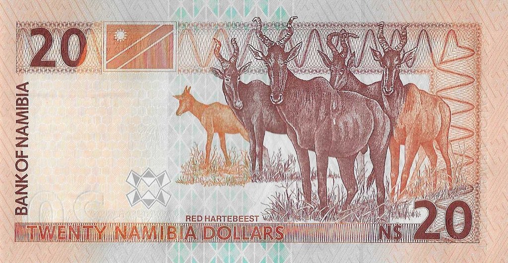Namibia - 20 Dolares 2002 (# 6b)