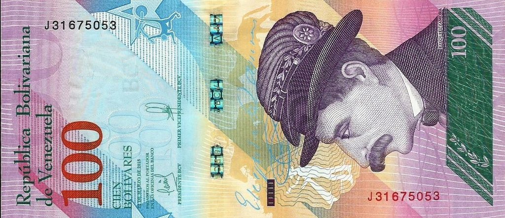 Venezuela - 100 Bolivares 2018 (# 106b)