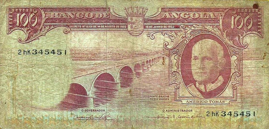 Angola - 100$00 1962 (# 94)