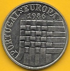 Portugal - 25$00 1986 (Km# 635) C.E.E.