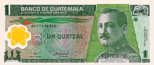 Guatemala - 1 Quetzal 2008 (# 115a)