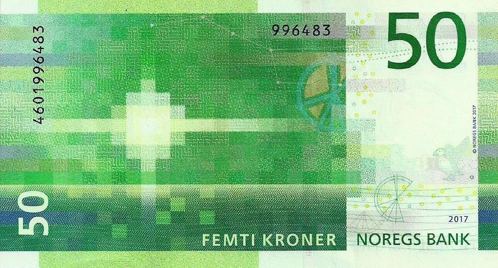 Noruega - 50 Kroner 2017 (# 53)