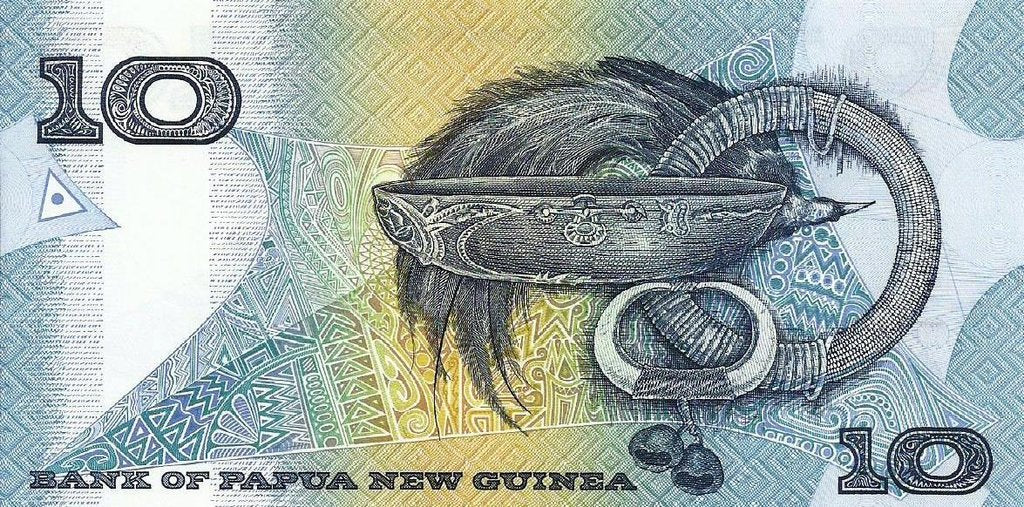 Papua N. Guiné - 10 Kina 1998 (# 9e)