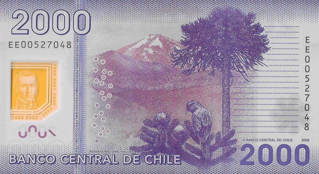 Chile - 2000 Pesos 2009 (# 162a)