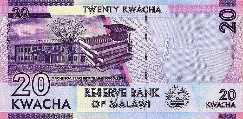 Malawi - 20 Kwacha 2015 (# 63b)