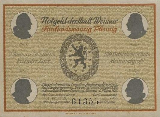 Alemanha - 25 Pfennig 1921 (# NL)