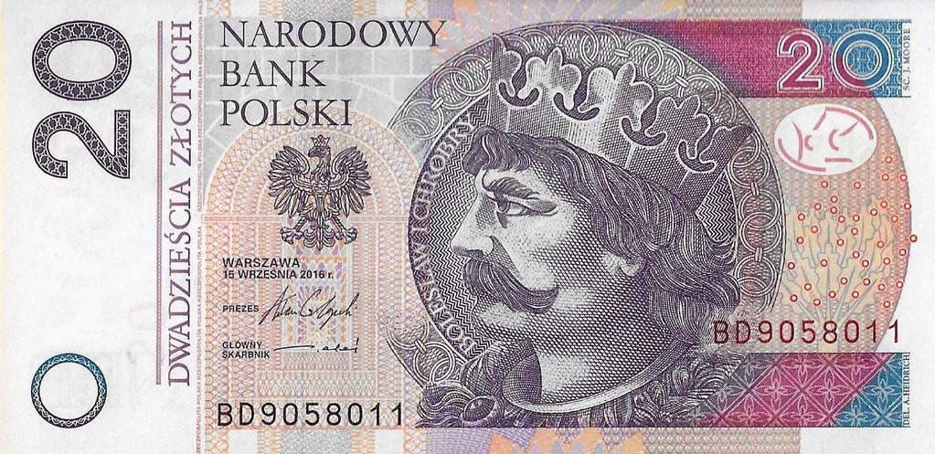 Polónia - 20 Zlotych 2016 (# 184b)