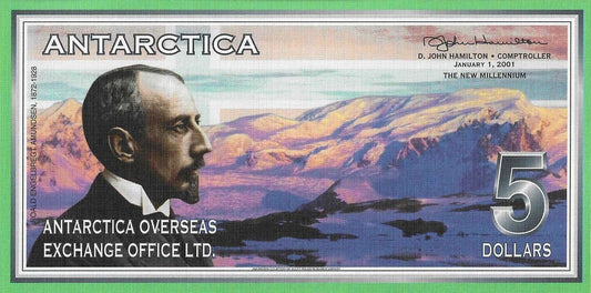 Antartica - 5 Dolares 2001 (# Nl)
