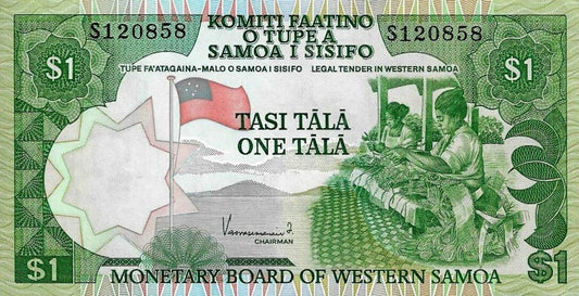 Samoa - 1 Dolar 1980 (# 19)