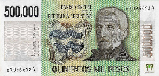 Argentina - 500000 Pesos 1980/83 (# 309)