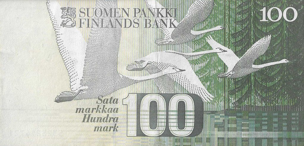 Finlandia - 100 Markka 1986 (# 119)